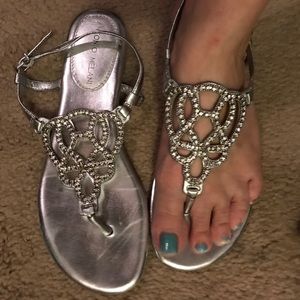 Stunning silver sandals